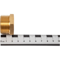 Латунный переход AV Engineering шестиугольный, наружная-внутренняя 1x3/4 AVE305005