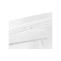 Ведро Тара.ру полипропилен, 5.8 л, круглое, с белой крышкой, белое 26413