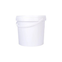 Ведро Тара.ру полипропилен, 3.3 л, круглое, с белой крышкой, белое 26382