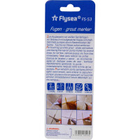 Маркер краска для плиточных швов Flysea Grout Marker 2-4 мм + 3 запасных наконечника, серый FS-53G