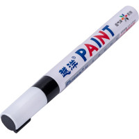 Маркер-краска Flysea по металлу Paint Marker FS-110 с наконечником (2-4 мм), черный FS-110-black