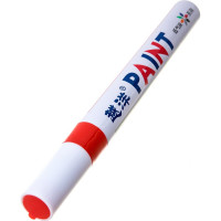 Маркер-краска Flysea по металлу Paint Marker FS-110 с наконечником (2-4 мм), красный FS-110-red