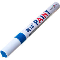 Маркер-краска Flysea по металлу Paint Marker FS-110 с наконечником (2-3 мм), синий FS-110-blue