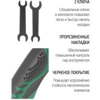 Силовой заклепочник FIT двуручный Профи для резьбовых заклепок, М3-М10 (350 мм) 32068