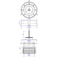 Канализационный воздушный клапан McAlpine ф110, прямой MRAA1S