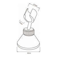 Держатель для душевой лейки AV Engineering AVSSS-054