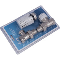 Комплект кранов для радиаторов AV Engineering 1/2 прямой AVE144212