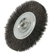 Щетка дисковая стальная FASTER TOOLS с резьбой M14 80 15 3512/ FT201-42