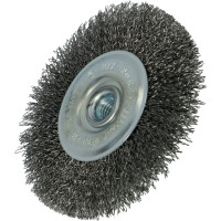 Щетка дисковая стальная FASTER TOOLS с резьбой M14 80 15 3512/ FT201-42