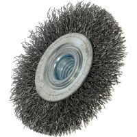 Щетка дисковая стальная FASTER TOOLS с резьбой M14 80 15 3512/ FT201-42