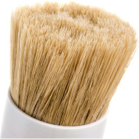 Круглая кисть Петрович натуральная щетина, деревянная ручка, диаметр 70 мм 4100000180