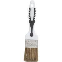 Кисть DECOR Black White для лака 50x15мм, темная щетина, 2К ручка 830-050 11607152