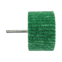 Круг шлифовальный лепестковый нетканый на оправке 80x50x6 мм, VERY FINE GREEN Totflex 4631164143126