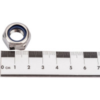 Гайка со стопорным кольцом Bohrer М12, нержавеющая сталь А2, DIN 985, 50 шт. DIN985-А2-12/50