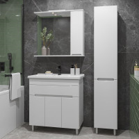 Комплект Sanstar напольная тумба Модена 80 с раковиной Миранда 80 225.1-1.4.1.КМИР
