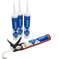 Акриловый универсальный клей-герметик Политех (белый; 260 мл) 6507810