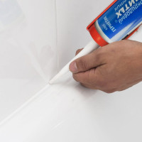 Акриловый универсальный клей-герметик Политех (белый; 260 мл) 6507810