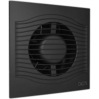 Накладной вентилятор DICITI SLIM D100 обратный клапан Matt black 90-03098