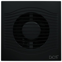 Накладной вентилятор DICITI SLIM D100 обратный клапан Matt black 90-03098