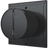 Накладной вентилятор DICITI SLIM D100 обратный клапан Matt black 90-03098
