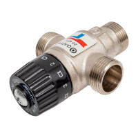 Термосмесительный клапан Gappo 3/4'' нар/нар/нар боковое смешение 20-43 градусов 550202