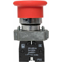 Кнопка EKF BS542 поворотная красная грибок NC IP65 PROxima 20 шт. xb2-bs542-65