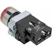 Кнопка EKF BA42 с подсветкой 24В красная NC PROxima xb2-bw42-24