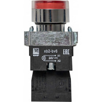 Кнопка EKF BA42 с подсветкой 24В красная NC PROxima xb2-bw42-24