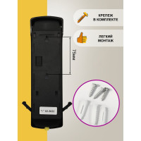 Дозатор для мыла Puff 350 мл, черный, ABS-пластик 8110Bl 1402.017