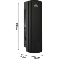 Дозатор для мыла Puff 350 мл, черный, ABS-пластик 8110Bl 1402.017