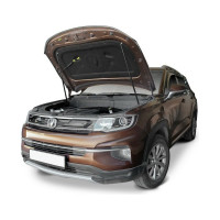 Газовые упоры капота для Changan CS35 Plus 2018-н.в., 2 шт Rival A.ST.8903.1