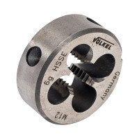 Плашка VOLKEL M12x1.75 метрическая HSS-E 57450