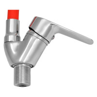 Смеситель для мойки Juguni одноручный, с гибким изливом, 2 режима (красный), гайка 0402.149