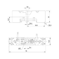 Колодка розетка для промежуточного реле S10 ComatReleco PN93558