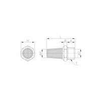 Глушитель 1/4" CDC Pneumatics STB 02