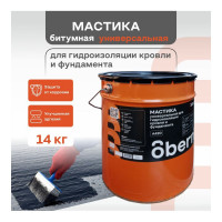 Битумная универсальная мастика Obern 14 кг, 20 л 18781