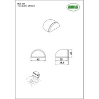 Стопор на клеевой основе Amig прозрачный 409-42