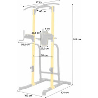Турник-брусья DFC Power Tower G250
