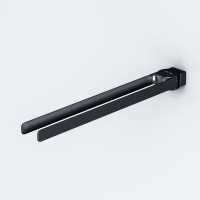 Двойная вешалка-вертушка для полотенец AM.PM Inspire 2.0, 40 см, черный A50A32622