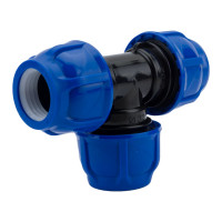 Компрессионный тройник TEBO ПНД 32x32x32 T-ПНД.Тр.0.32-32-32.CN