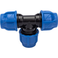 Компрессионный тройник TEBO ПНД 20x20x20 T-ПНД.Тр.0.20-20-20.CN