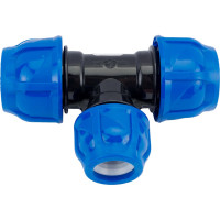 Компрессионный переходной тройник TEBO ПНД 32x25x32 T-ПНД.Тр.0.32-25-32.CN