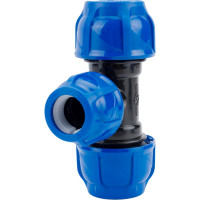 Компрессионный переходной тройник TEBO ПНД 32x25x32 T-ПНД.Тр.0.32-25-32.CN