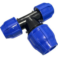 Компрессионный переходной тройник TEBO ПНД 25x32x25 9026