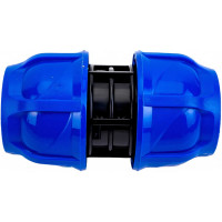 Компрессионная соединительная муфта TEBO ПНД 32x32 T-ПНД.М.0.32-32.CN