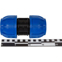 Компрессионная соединительная муфта TEBO ПНД 50x50 T-ПНД.М.0.50-50.CN