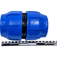 Компрессионная соединительная муфта TEBO ПНД 110x110 T-ПНД.М.0.110-110.CN