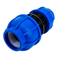 Компрессионная муфта TEBO ПНД переxодная 32x25 T-ПНД.М.0.32-25.CN