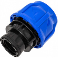 Компрессионная муфта TEBO ПНД вн. резьба 25x1/2" T-ПНД.М.4.25-12.CN