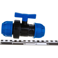 Шаровой компрессионный кран TEBO ПНД 40x40 T-ПНД.Кш.0.40-40.CN